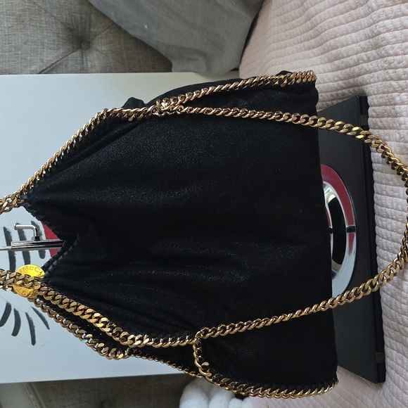 Falabella Stella McCartney fold-over tote bag Gold Chain - Picture 10 of 17